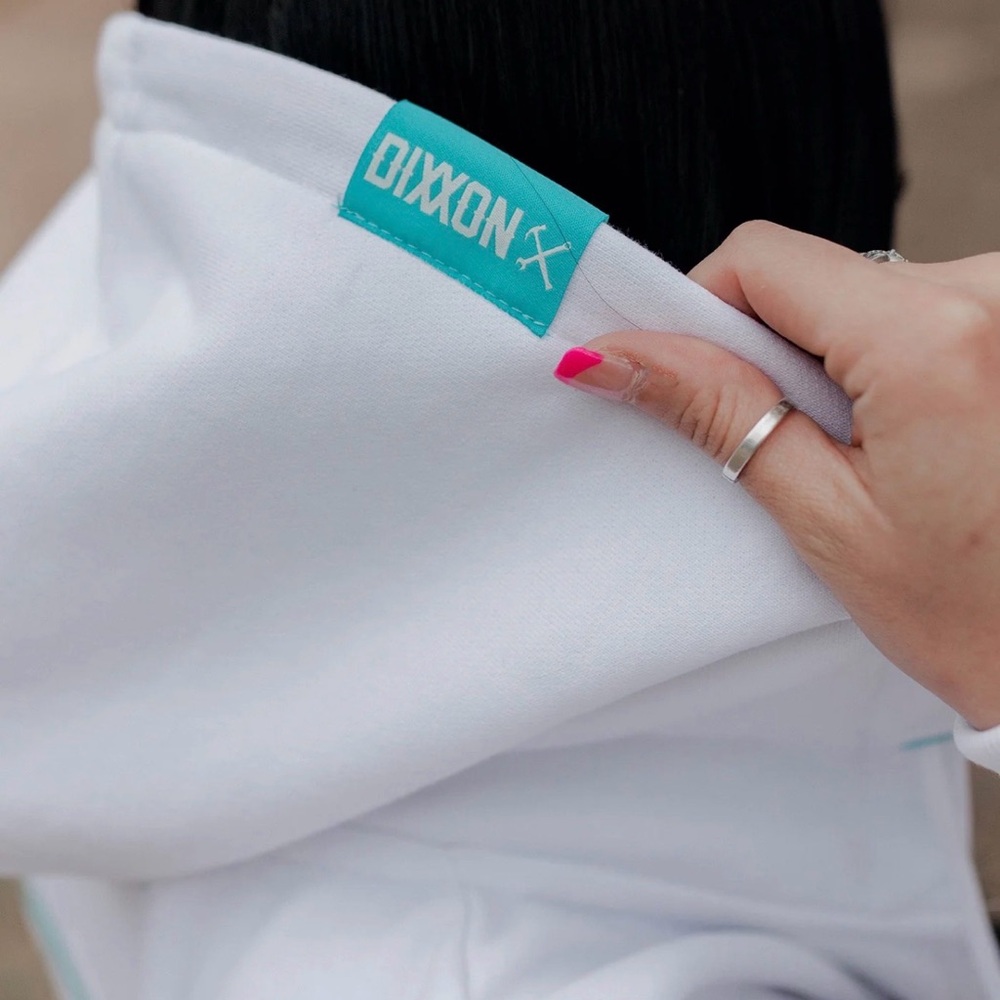 Women’s Tiffany Box Crest Zip-Up Hoodie. - Picture 4 of 6